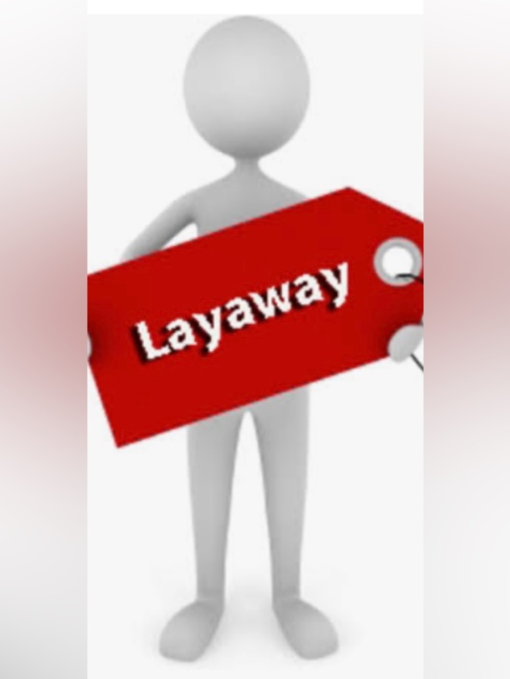 Fits layaway ready for purchase Picking up Holds